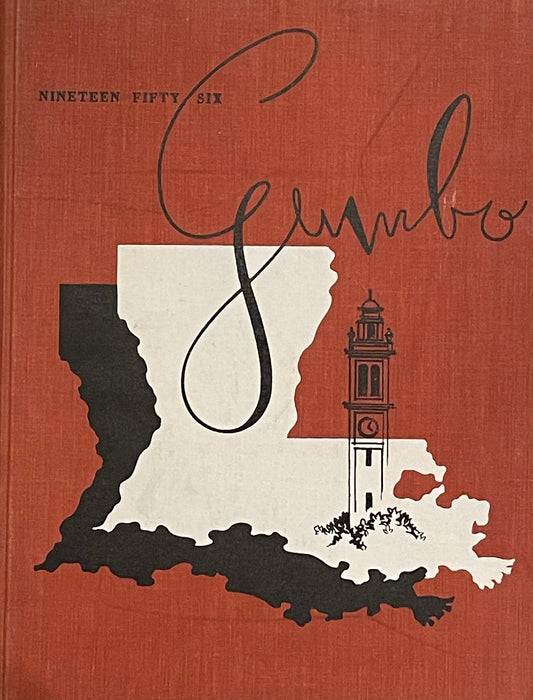 1956 Gumbo Louisiana State University Yearbook
