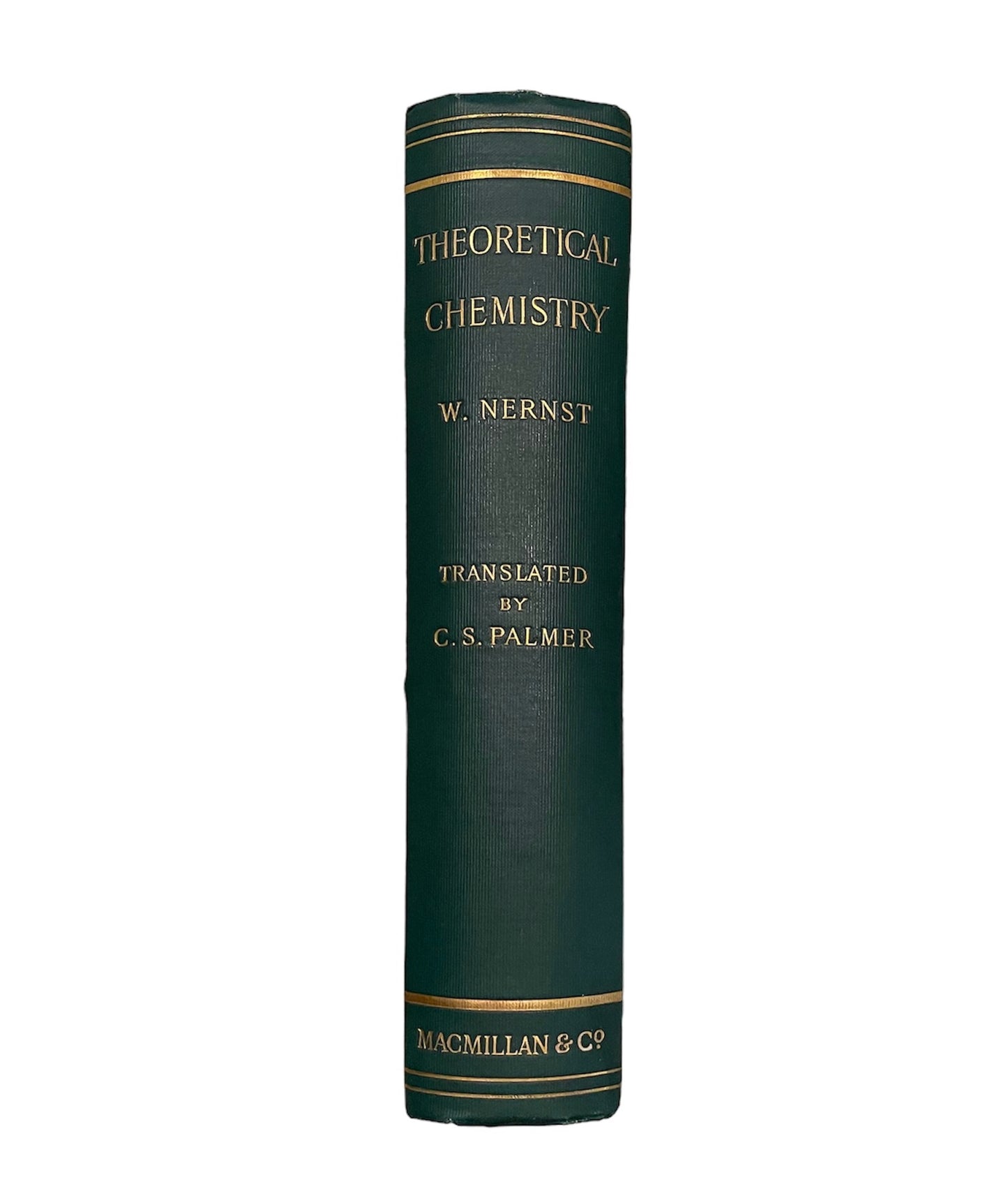 Rare Antique Theoretical Chemistry First English Edition by Walter Nernst Published in 1895 by Macmillan & Co.