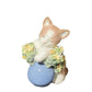 Vintage Lladro Dreamy Kitty Porcelain Figurine With Original Box