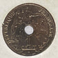 1939 Indo-Chine Francaise Republique Francaise Cent Bronze Coin