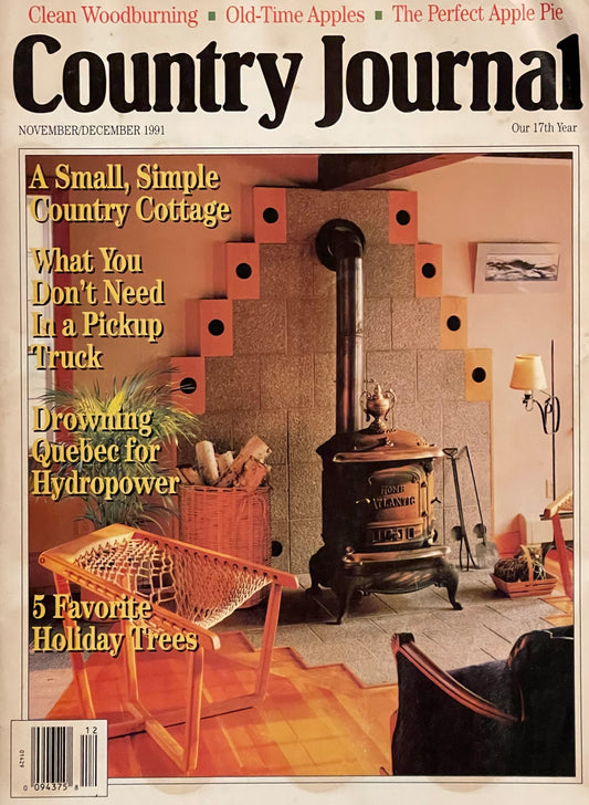 Country Journal November/December 1991 Out 17th Year