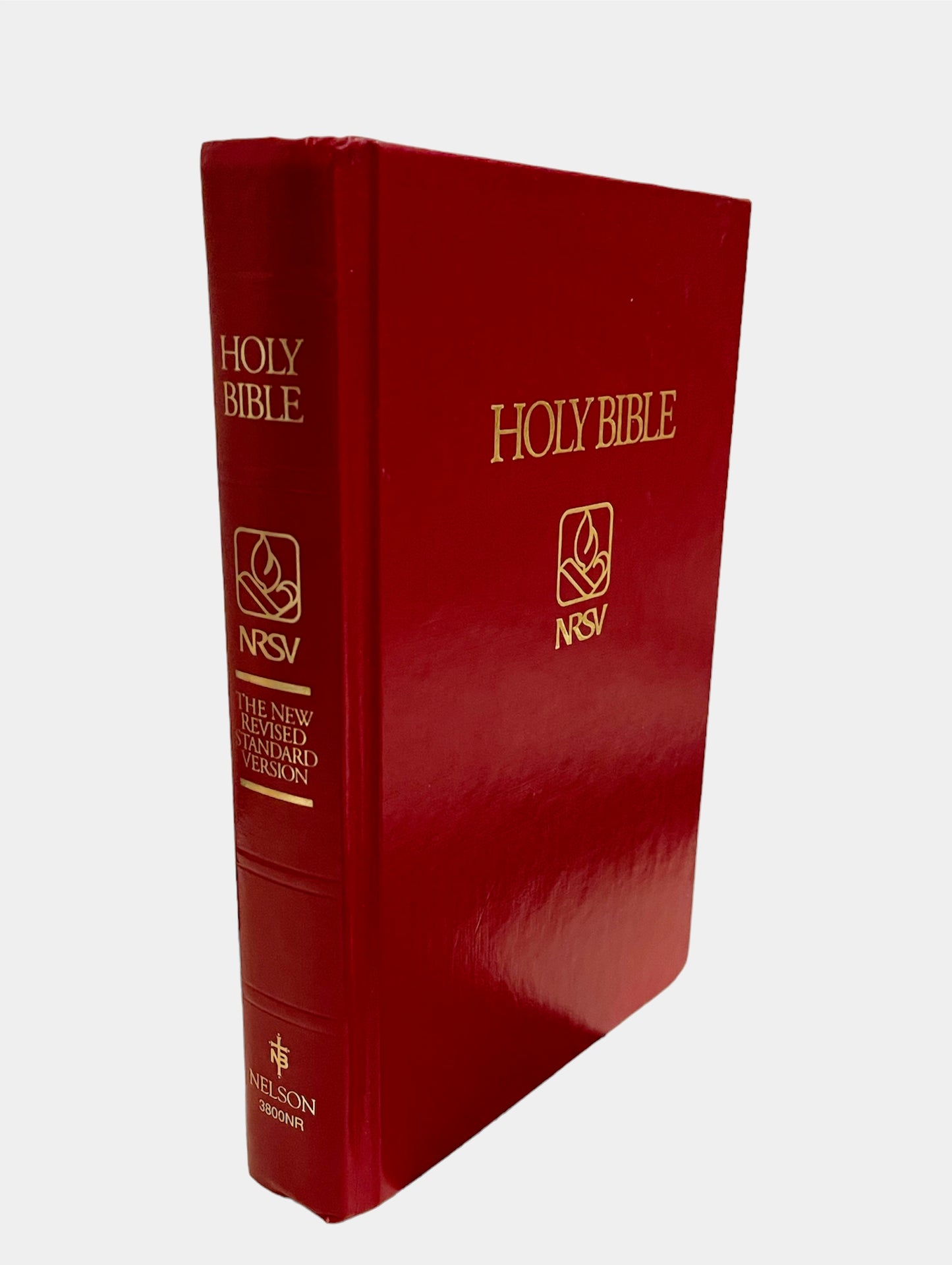 Holy Bible containing the New and Old Testaments NRSV Red Hardcover Published in 1990 by Thomas Nelson Publishers