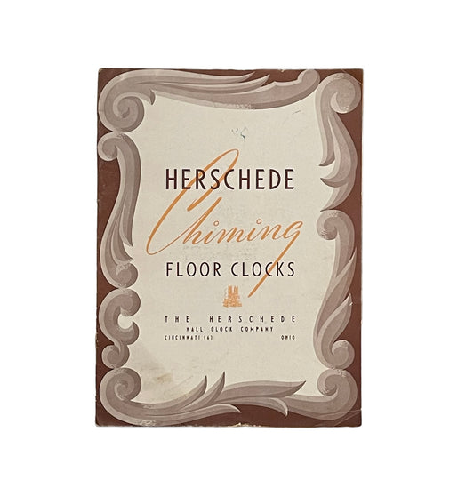 Vintage Herschede Chiming Floor Clocks Catalog Published by The Herschede Hall Clock Company